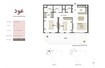 Eagle Oud Residences 2 Beds Layout