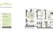 Eagle Sahab Residences 2 Beds Layout