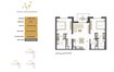 Eagle Topaz Residences 2 Beds Layout