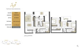 3 Beds 2443 Sq. Ft. Townhouse in Eagle Topaz Residences