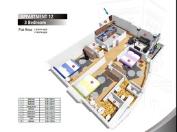 3 Beds 1878 Sq. Ft. Apartment in Fam Sarkoa Tower