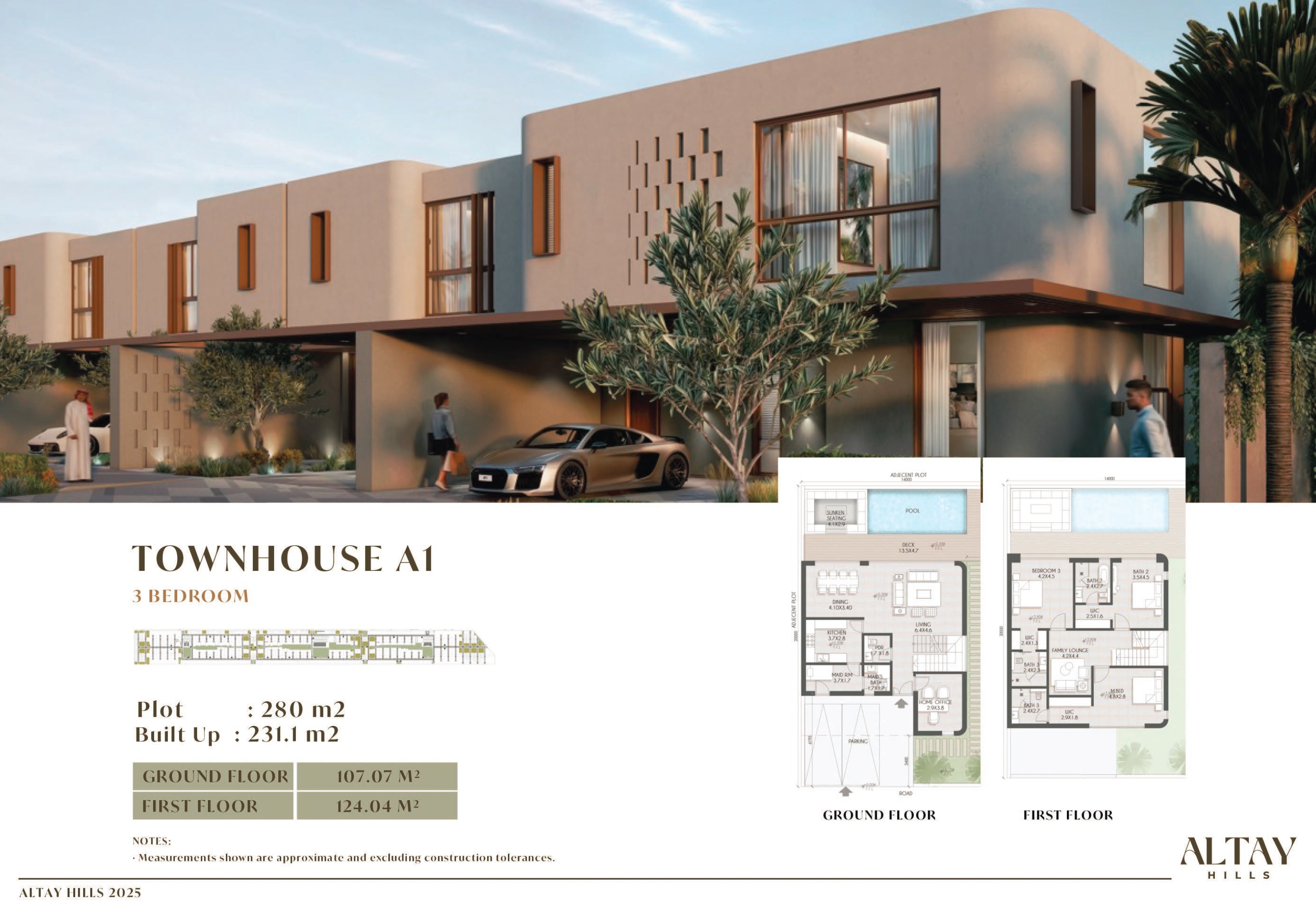 4 Beds 3013 Sq. Ft. Townhouse in IFA Altay Hills