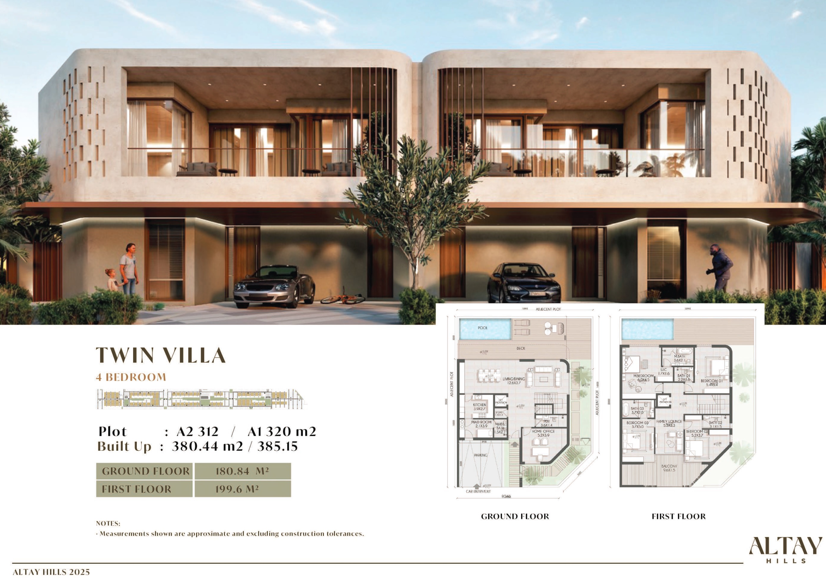 4 Beds 4144 Sq. Ft. Villa in IFA Altay Hills