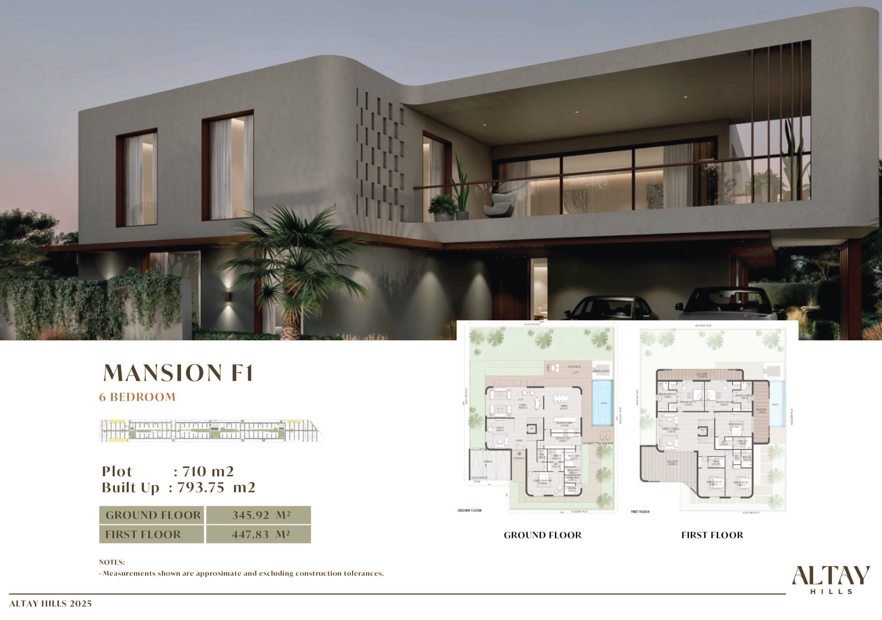 6 Beds 8544 Sq. Ft. Villa in IFA Altay Hills