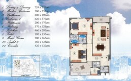 2 Beds 1493 Sq. Ft. Apartment in My Style Al Nada Tower