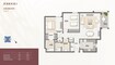 Sharjah Uptown Al Zahia 2 Beds Layout
