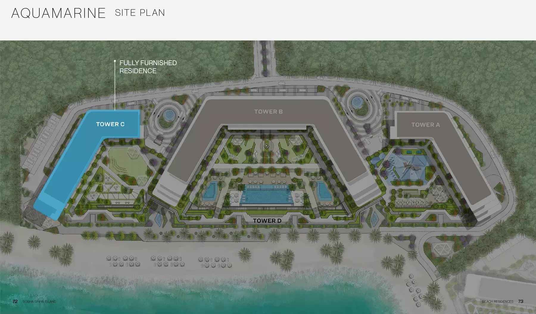 Sobha Aquamarine Beach Residences Location Image