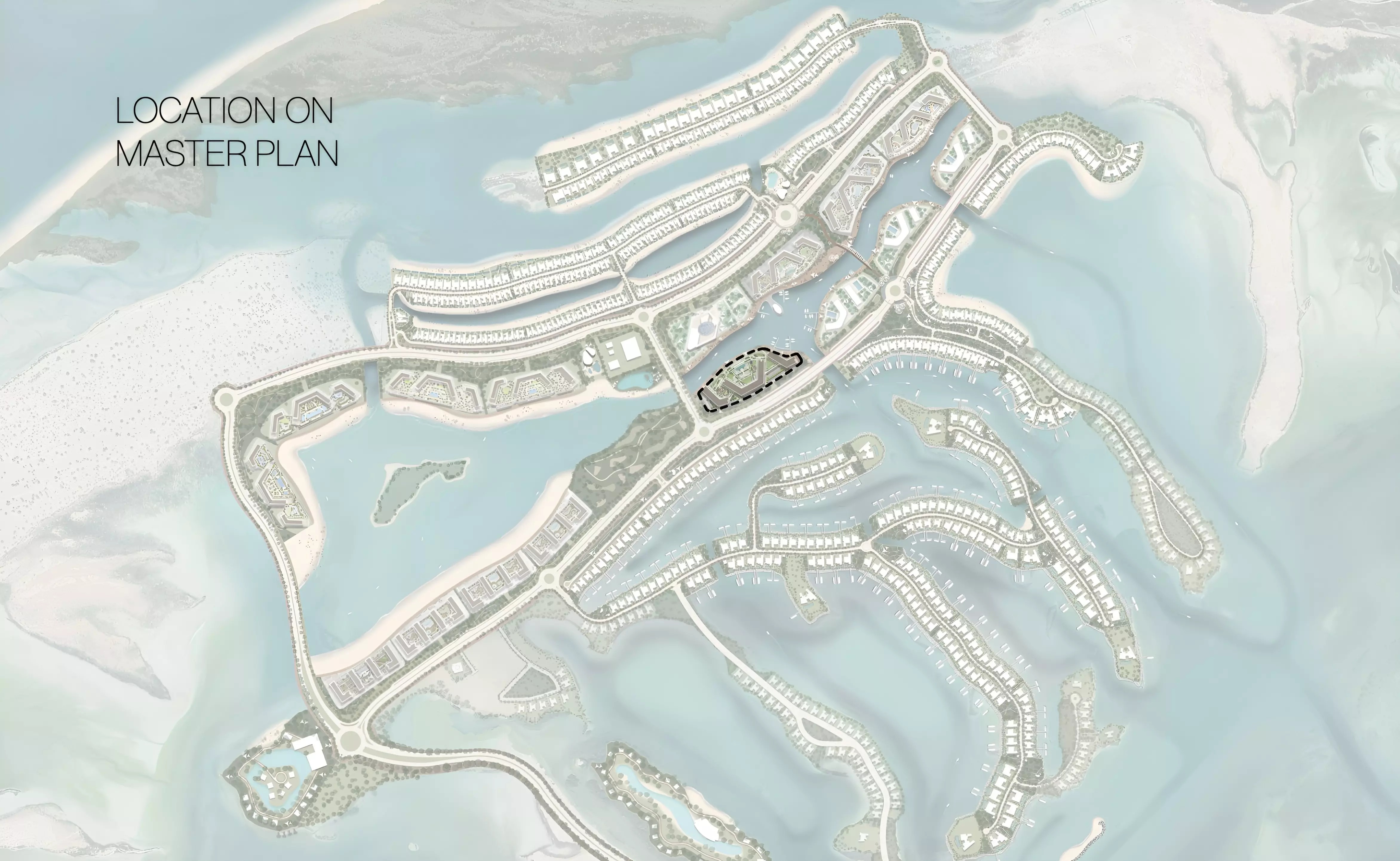 Sobha Bayfront Marina Residences Master Plan Image