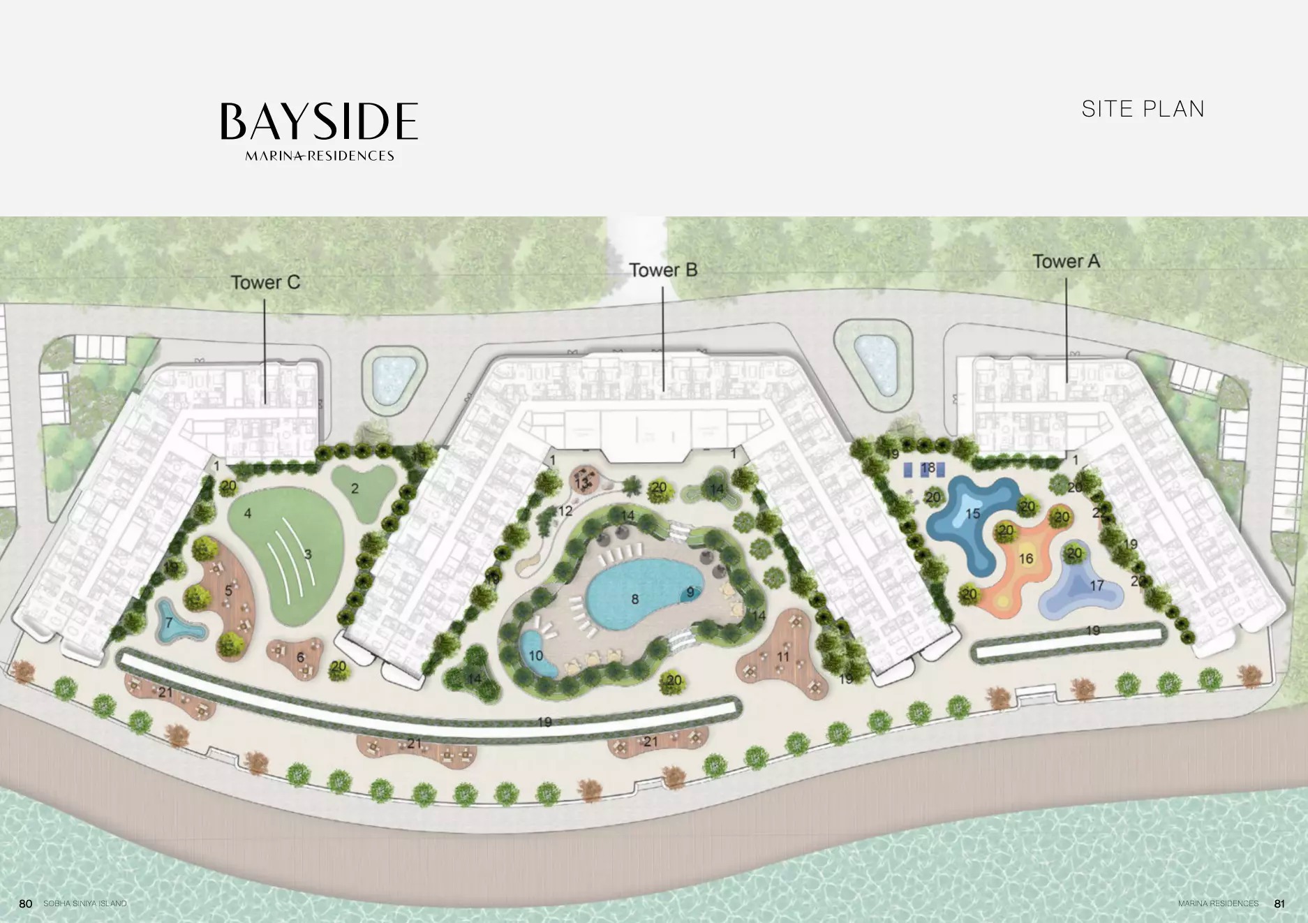 Sobha Bayside Marina Residences Location Image