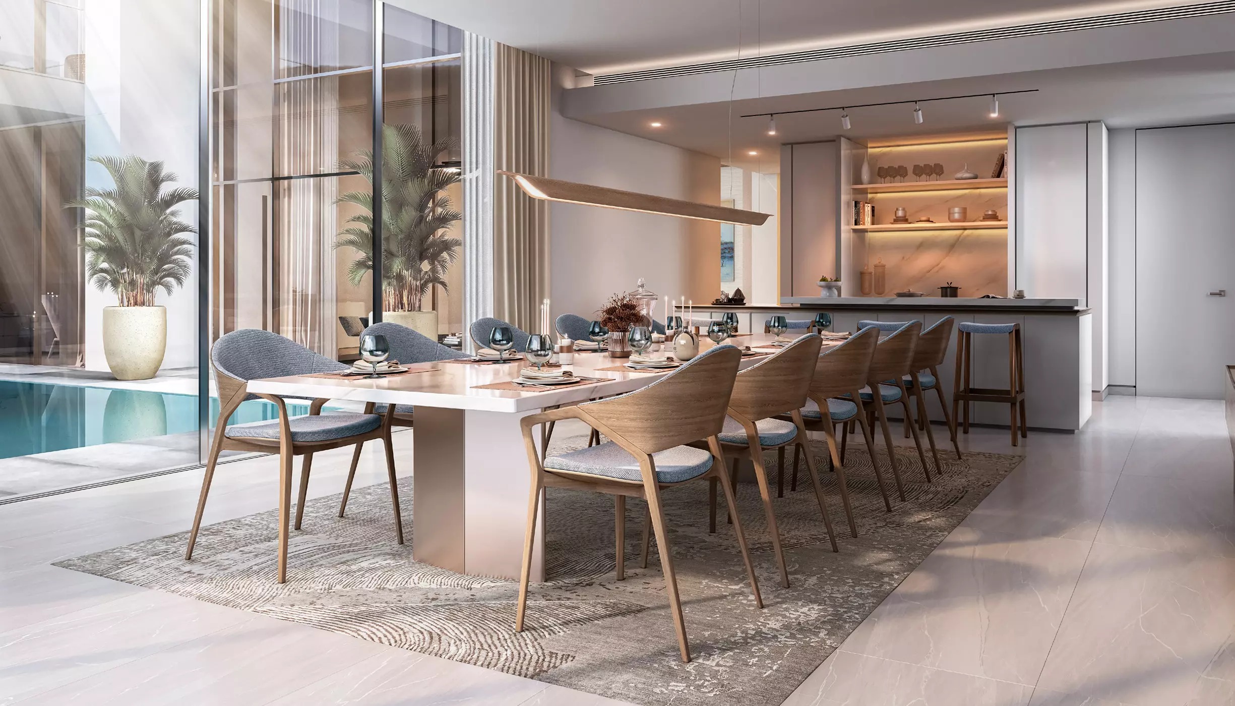 Sobha Coral Beach Villas Villa Interiors