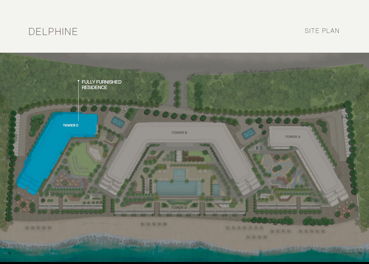 Sobha Delphine Beach Residences Master Plan Image