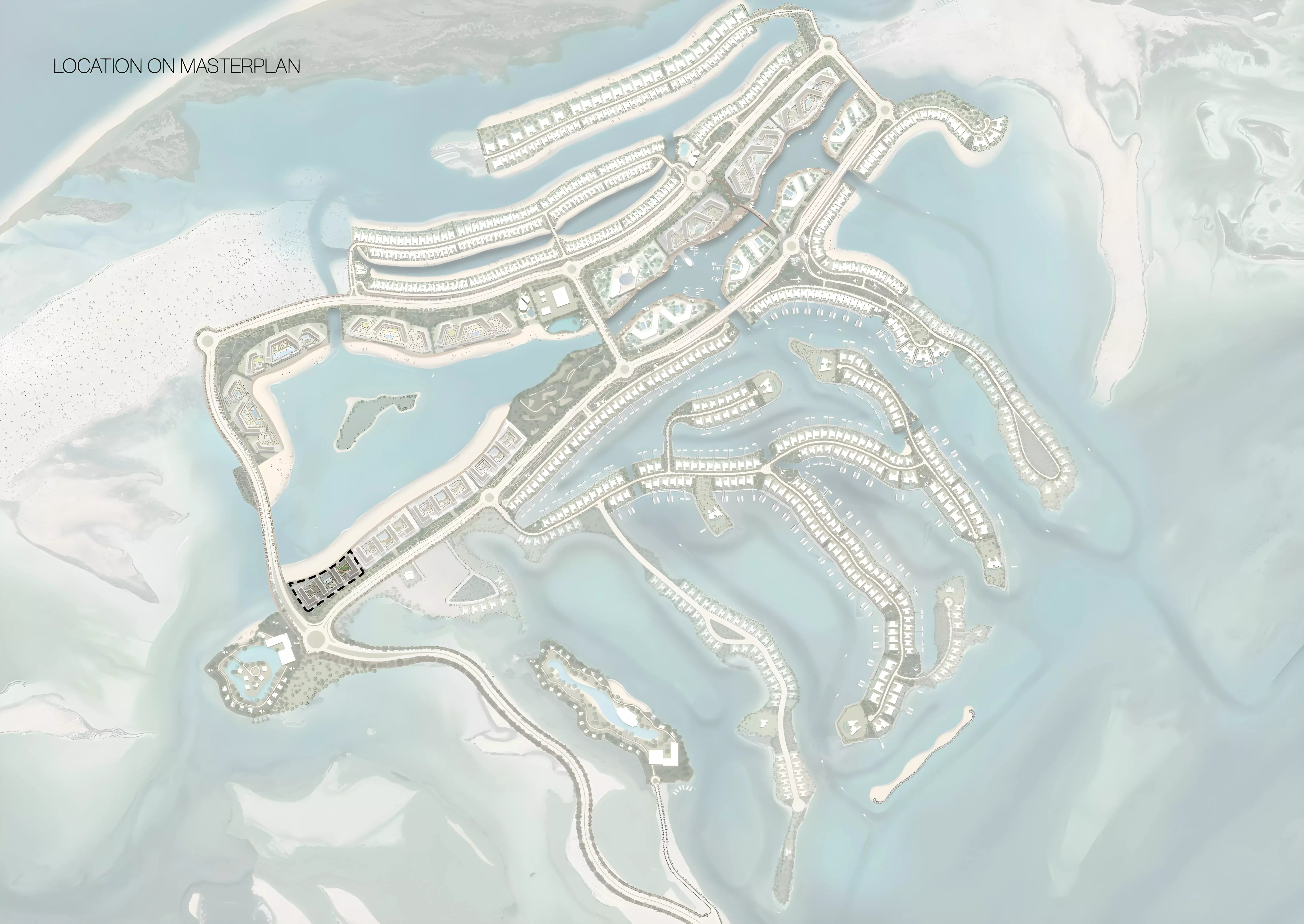 Sobha Pristine Beach Residences Location Image