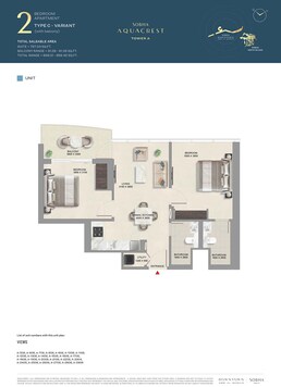 2 Beds 858 Sq. Ft. Apartment in Sobha AquaCrest