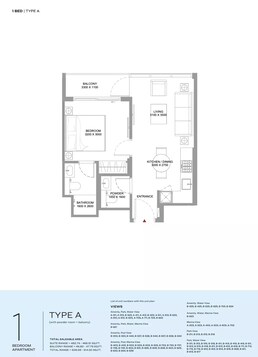 1 Bed 509 Sq. Ft. Apartment in Sobha Canalside Marina Residences