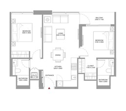 1 Bed 510 Sq. Ft. Apartment in Sobha Coastline Beach Residences
