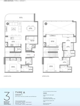 3 Beds 2026 Sq. Ft. Apartment in Sobha Florine Beach Residences