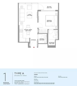 1 Bed 513 Sq. Ft. Apartment in Sobha Yachtside Marina Residences
