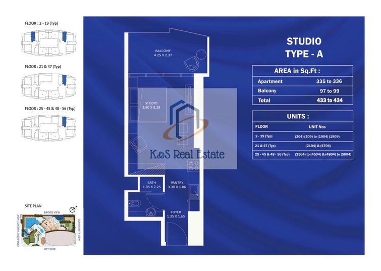 Studio 450 Sq.Ft. Apartment for Sale in Jumeirah Village Triangle (JVT), Dubai - 5305857 photo 5