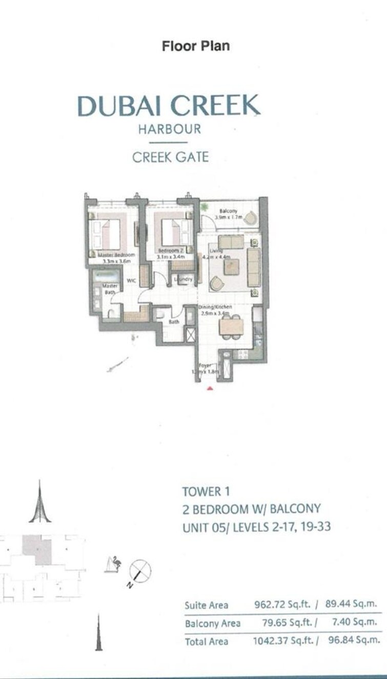  Apartment for Sale, Dubai Creek Harbour, Dubai