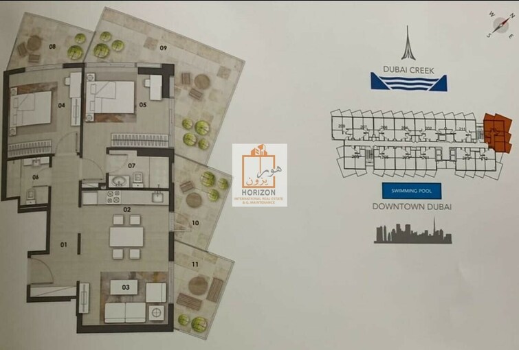  Apartment for Rent, Al Jaddaf, Dubai