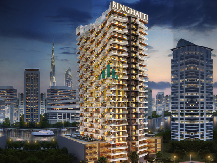 Binghatti Canal Building Apartment for Sale, Business Bay, Dubai