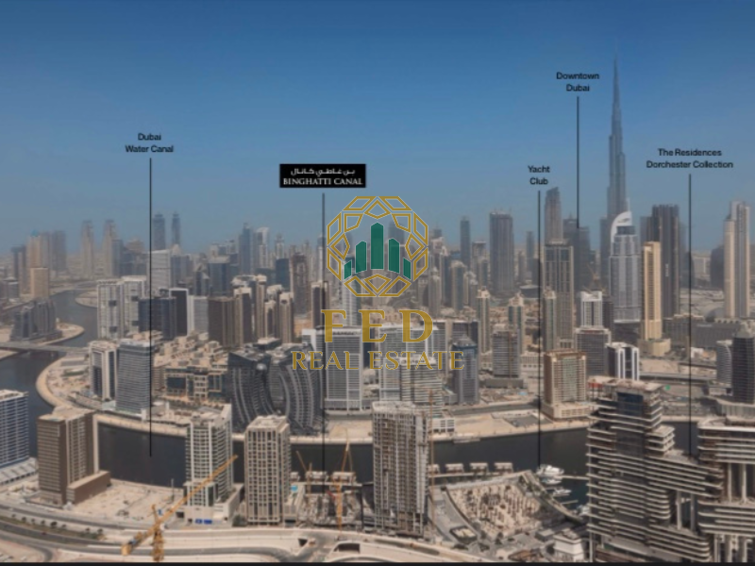 Binghatti Canal Building Apartment for Sale, Business Bay, Dubai